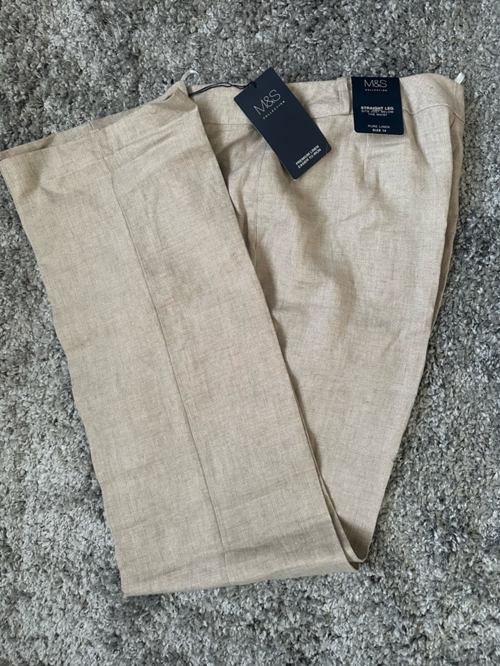 Marks and Spencer’s linen ladies trousers size 10 US